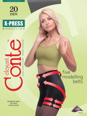 Колготки женские CONTE X-PRESS 20 5-XL