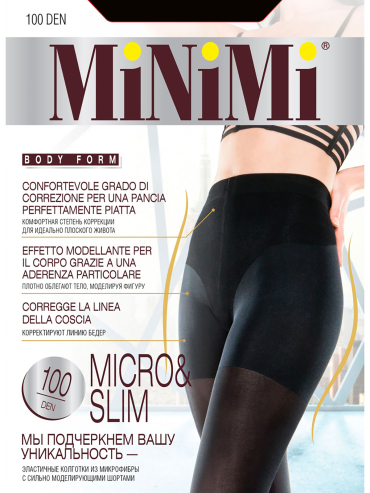 Колготки MiNiMi Micro&Slim 100 (утяжка микрофибра)