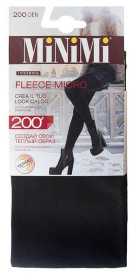 Колготки MiNiMi Fleece Micro 200 (микрофибра с флисом)