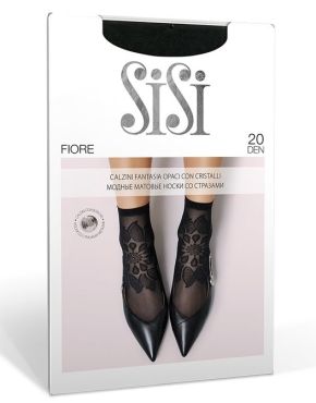 Носки SiSi FIORE 20 (с рисунком цветок)