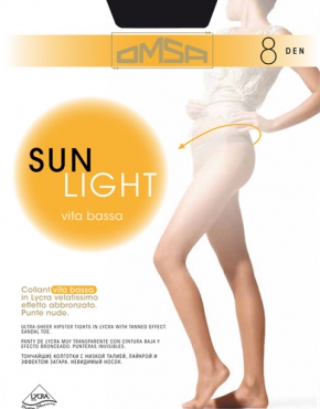 Колготки Omsa Sun Light 8 Vita Bassa