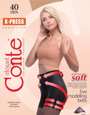 Колготки женские CONTE X-PRESS 40 5-XL