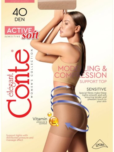 Колготки женские CONTE ACTIVE SOFT 40