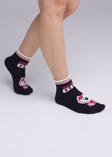 CLEVER Носки дет.С240П 16-18,18-20 дев плюш