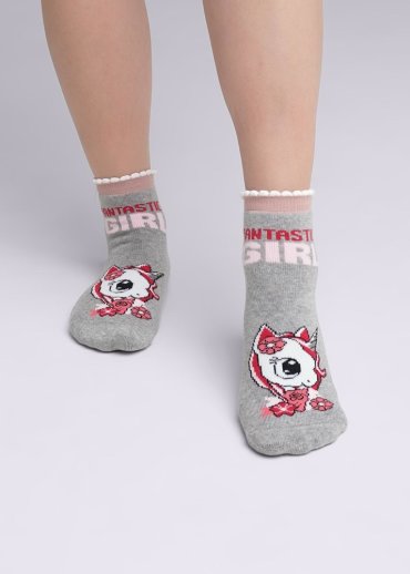 CLEVER Носки дет.С240П 16-18,18-20 дев плюш