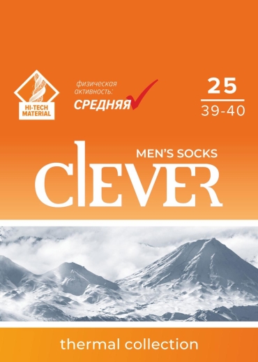 CLE Носки муж.Т101Л хл термо