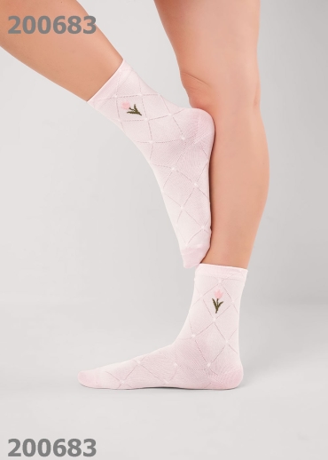 CLE Носки жен.Д5625 8 марта хл+эл