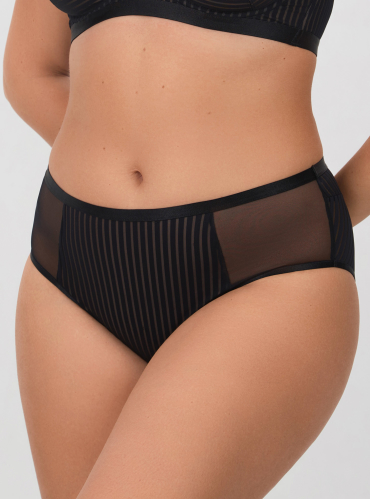 Трусы-слип с низкой линией талии Нуар