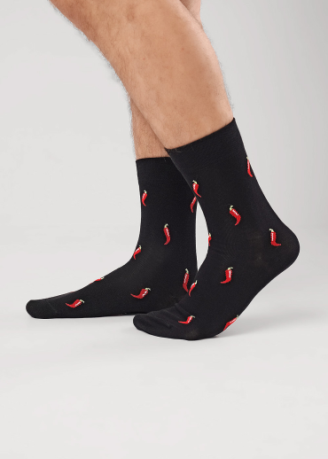 CLE Носки муж.К6569Л 23Ф хл+эл