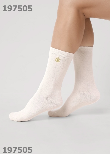 CLE Носки жен.Д955С НГ вышивка синель