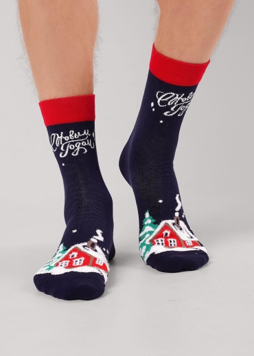 CLE Носки муж.К6556Л НГ хл+эл