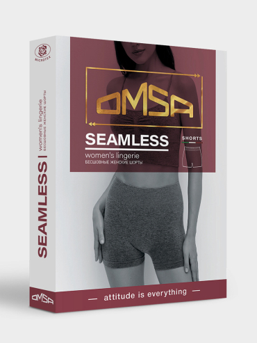 OMSA FOR WOMEN SEAMLESS Melange Shorts