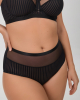 Трусы-слип с высокой линией талии Нуар