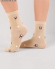 CLE Носки жен.Д2520 моккачино хл+эл