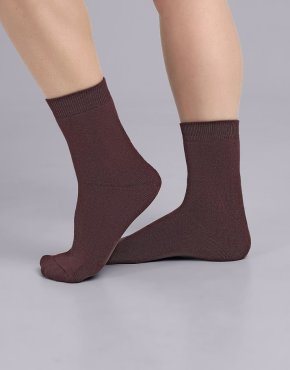 CLEVER Носки жен.Д2341П плюш хл+эл