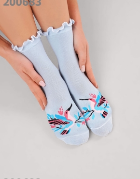 CLE Носки жен.Д5624 8 марта хл+эл