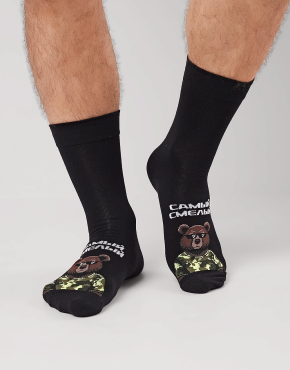 CLE Носки муж.К6568Л 23Ф хл+эл