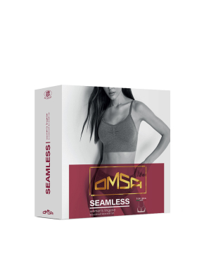 OMSA FOR WOMEN SEAMLESS Melange Топ (на регулируемых бретелях с вкладышами)